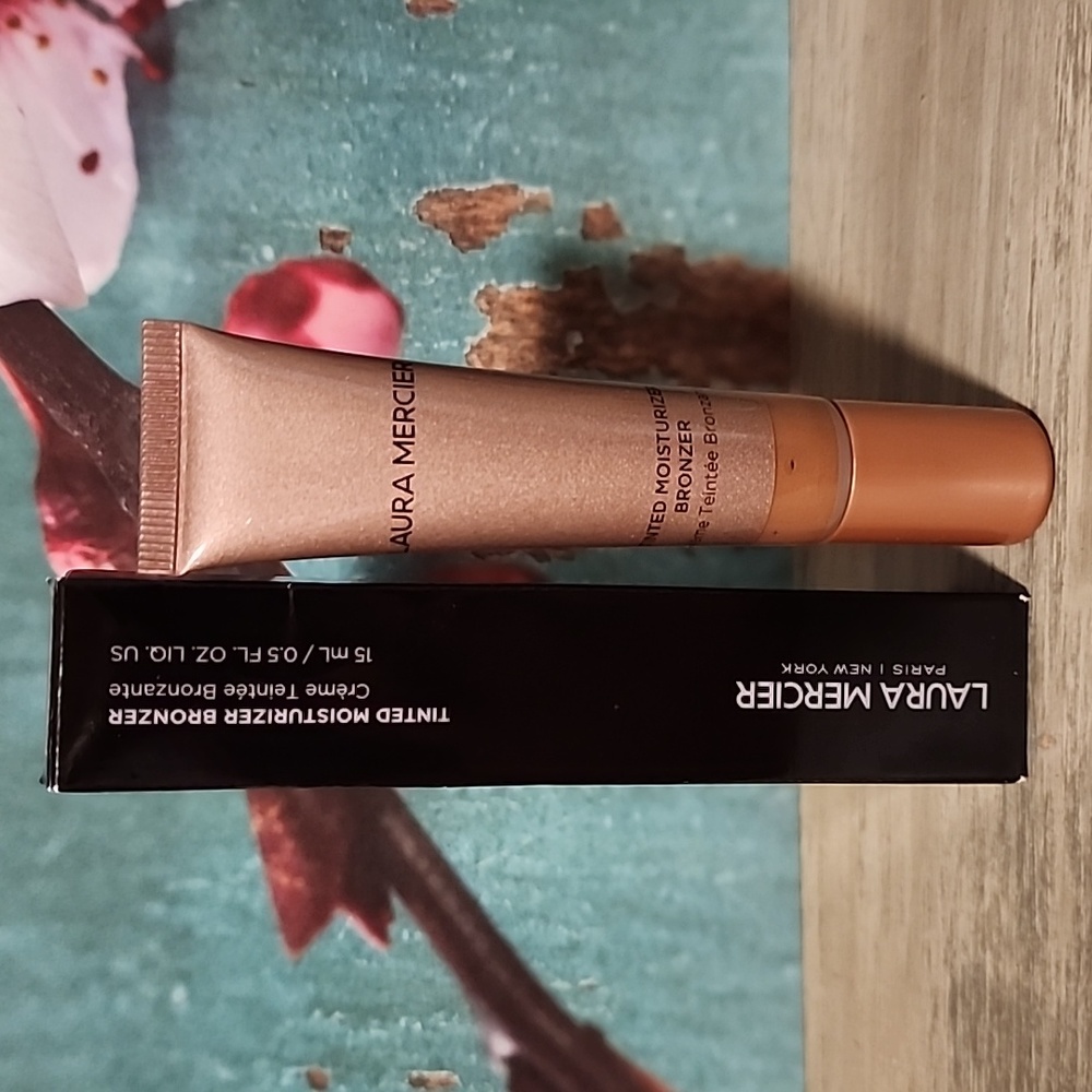 Laura Mercier Tinted Moisturizer Bronzer Sunstone (Deep Bronze) NIB!